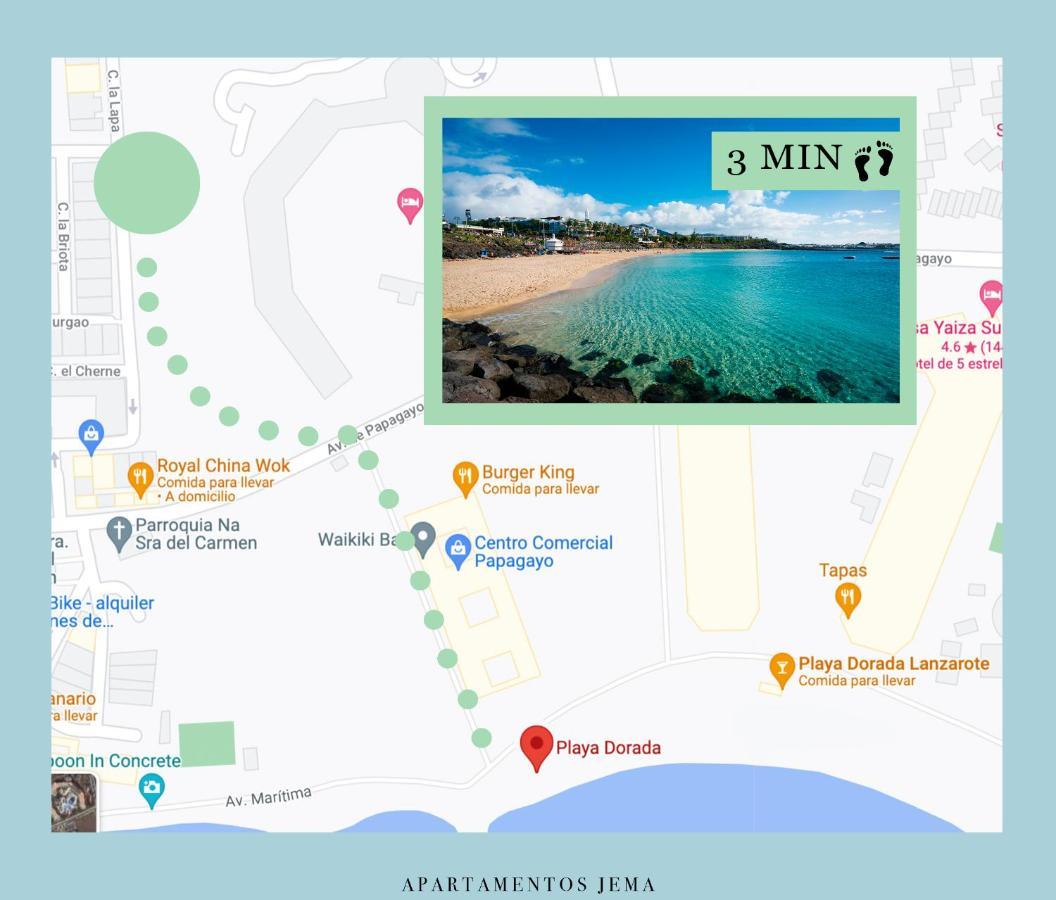 Apartamento Jema, A Un Paso De La Playa 普拉亚布兰卡 外观 照片