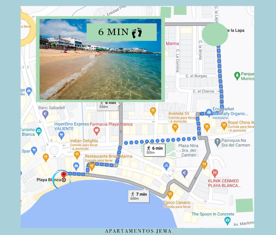 Apartamento Jema, A Un Paso De La Playa 普拉亚布兰卡 外观 照片